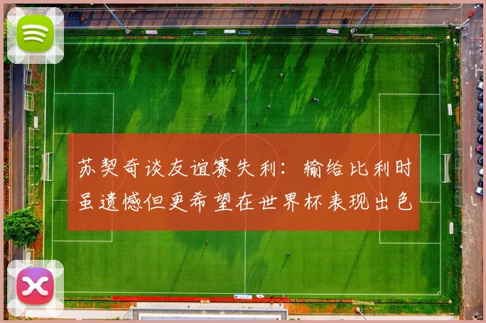 苏契奇谈友谊赛失利：输给比利时虽遗憾但更希望在世界杯表现出色